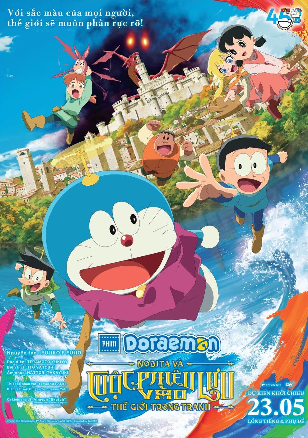 Doraemon Movie 44: Nobita Và Cuộc Phiêu Lưu Vào Thế Giới Trong Tranh